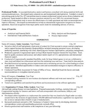 Before - Professional Resume